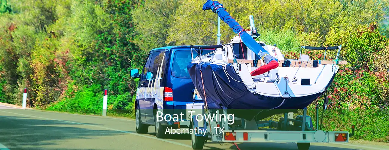 Boat Towing Abernathy - TX