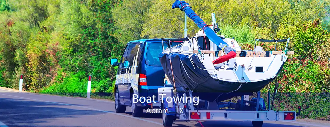 Boat Towing Abram - TX