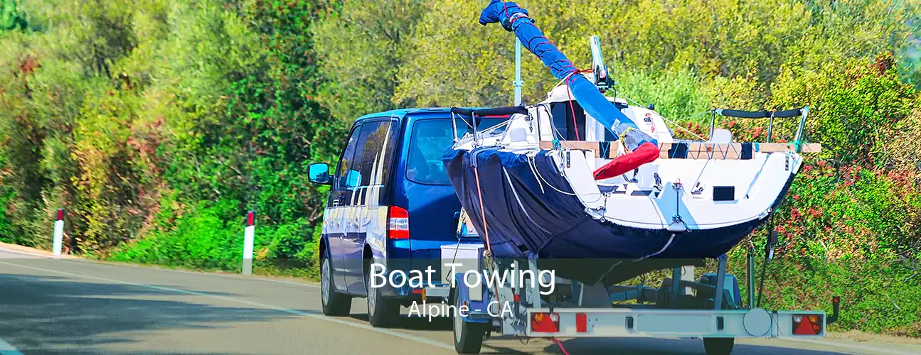 Boat Towing Alpine - CA