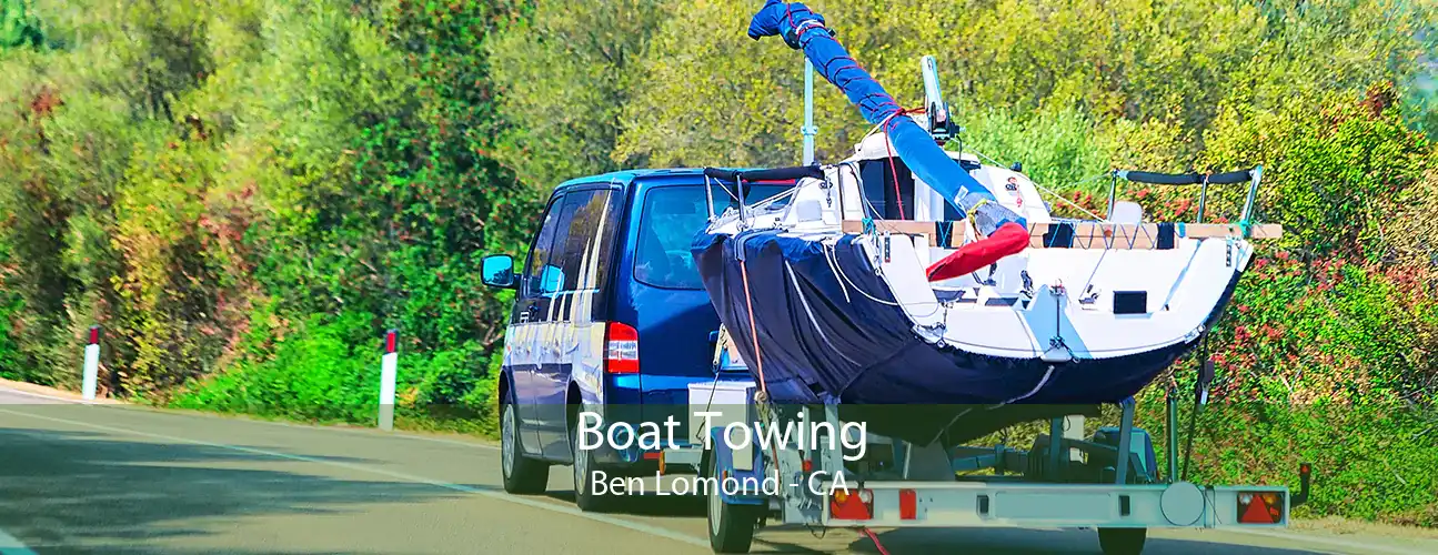 Boat Towing Ben Lomond - CA