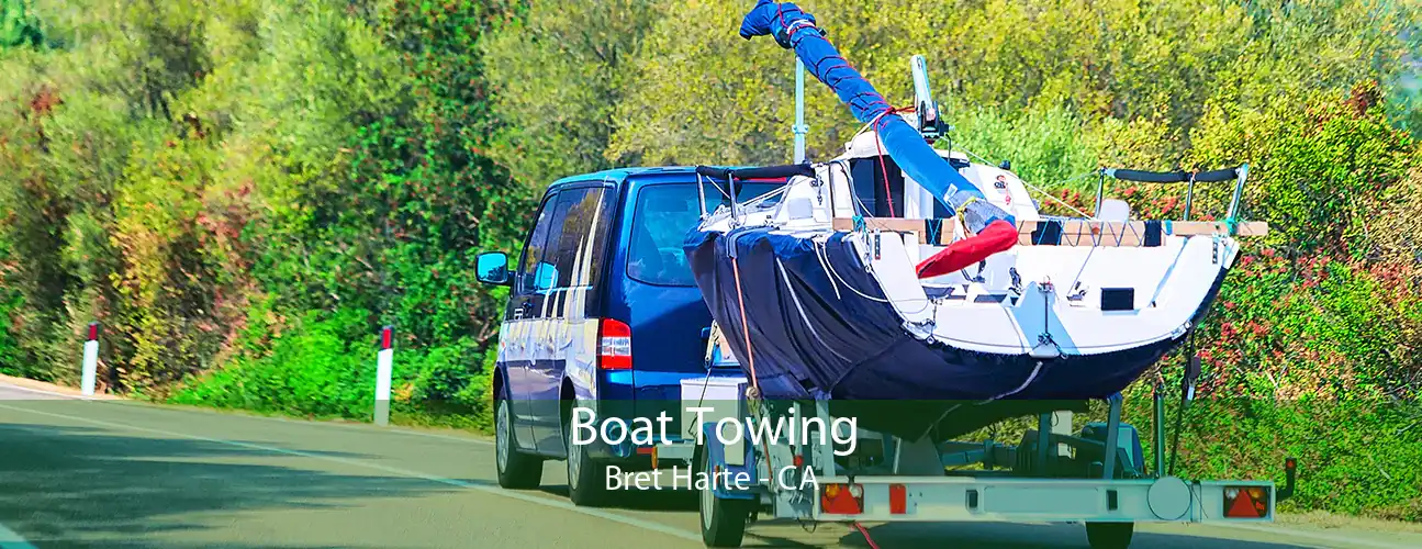 Boat Towing Bret Harte - CA