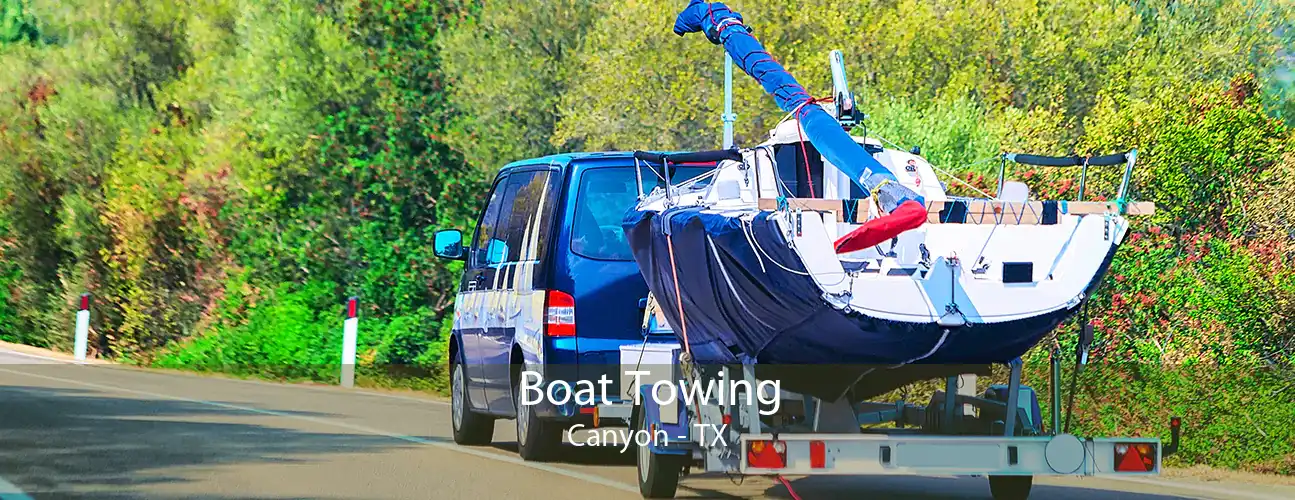 Boat Towing Canyon - TX