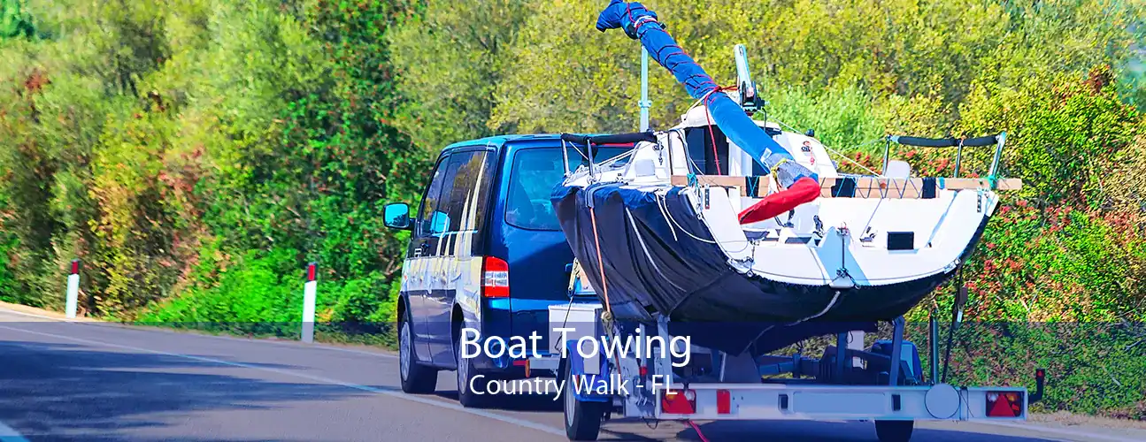 Boat Towing Country Walk - FL