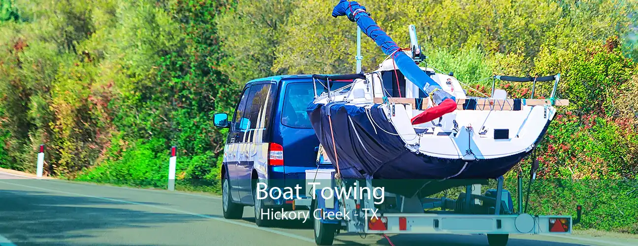 Boat Towing Hickory Creek - TX