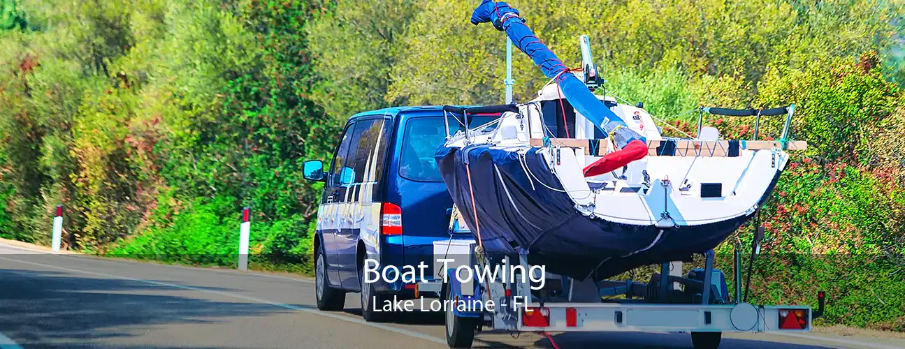 Boat Towing Lake Lorraine - FL