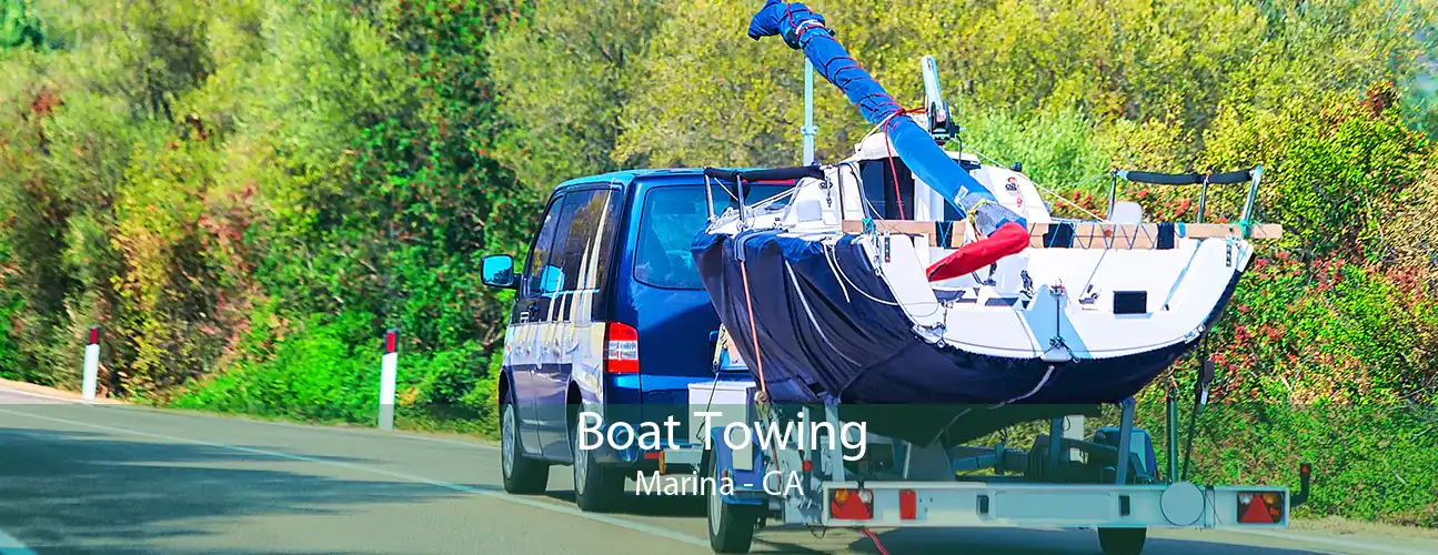 Boat Towing Marina - CA
