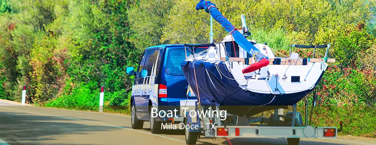 Boat Towing Mila Doce - TX