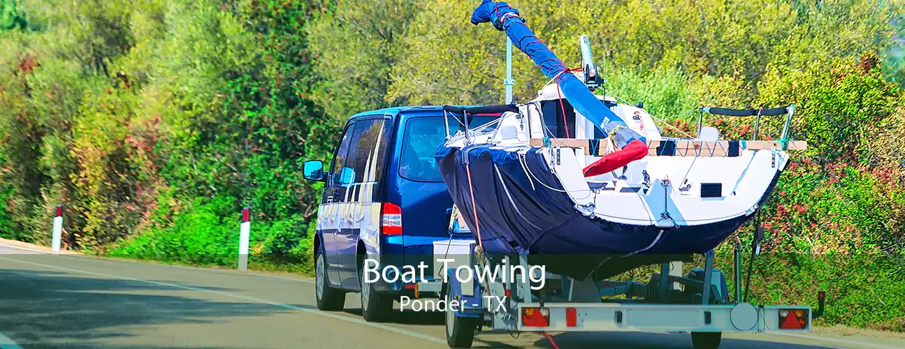 Boat Towing Ponder - TX