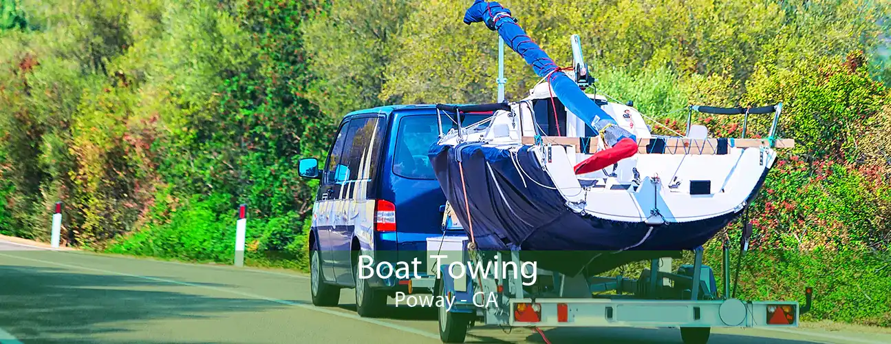 Boat Towing Poway - CA