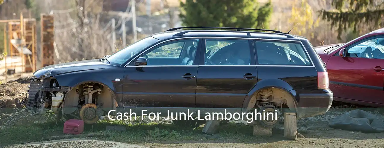 Cash For Junk Lamborghini 
