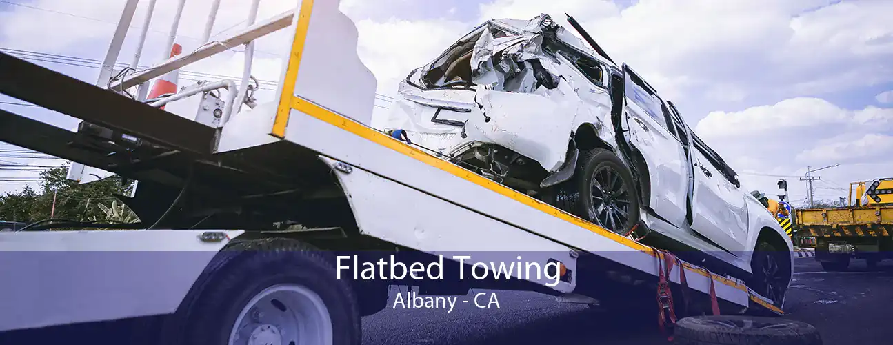 Flatbed Towing Albany - CA
