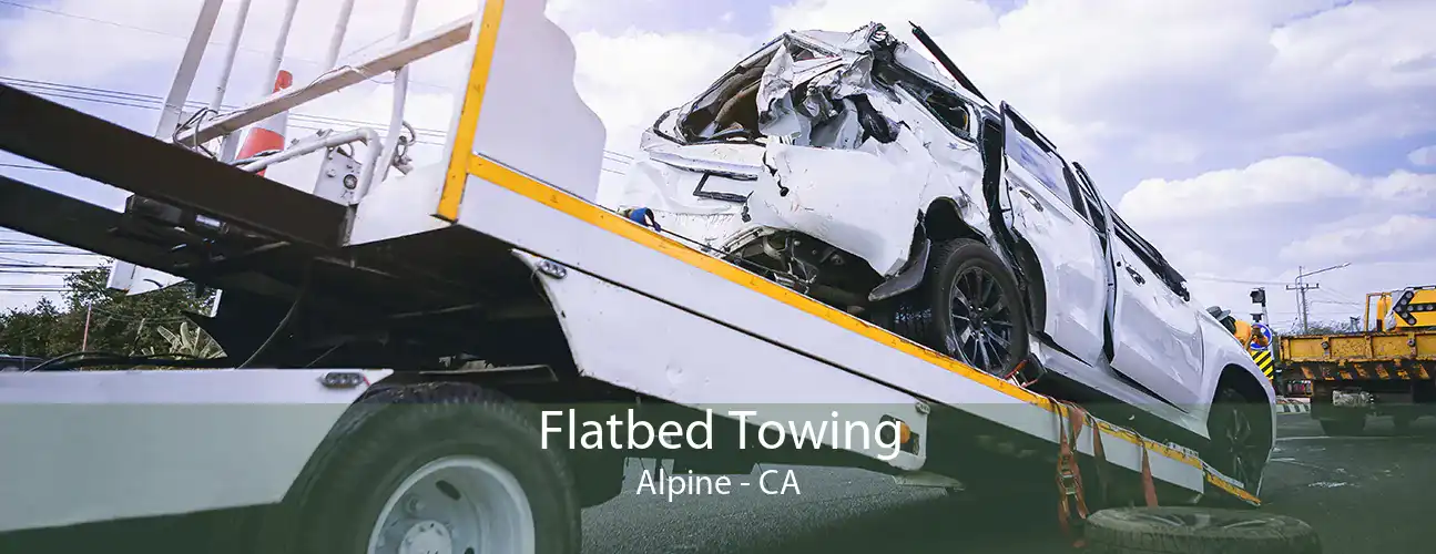 Flatbed Towing Alpine - CA