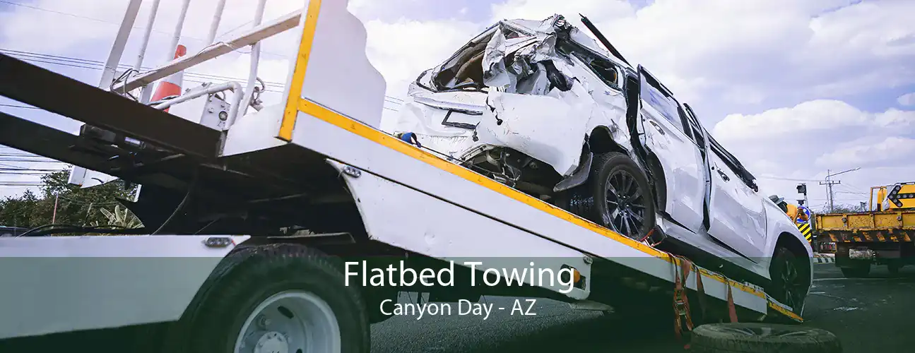 Flatbed Towing Canyon Day - AZ
