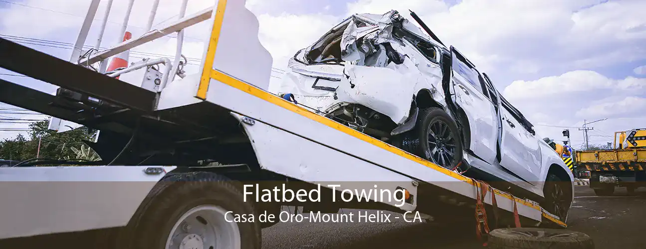 Flatbed Towing Casa de Oro-Mount Helix - CA