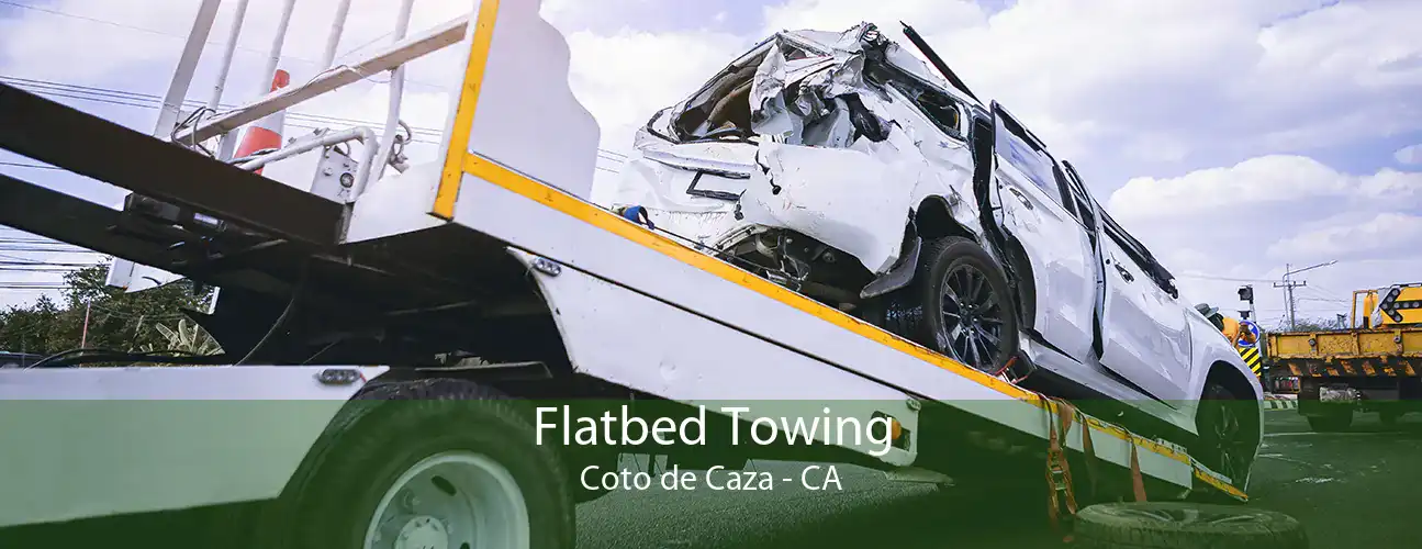 Flatbed Towing Coto de Caza - CA