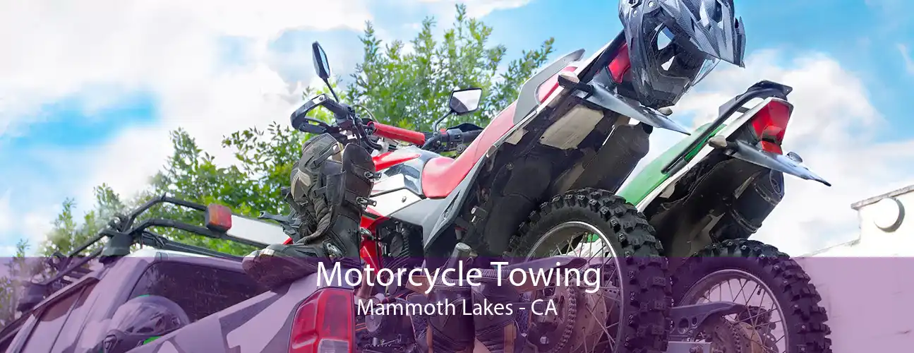Motorcycle Towing Mammoth Lakes - CA