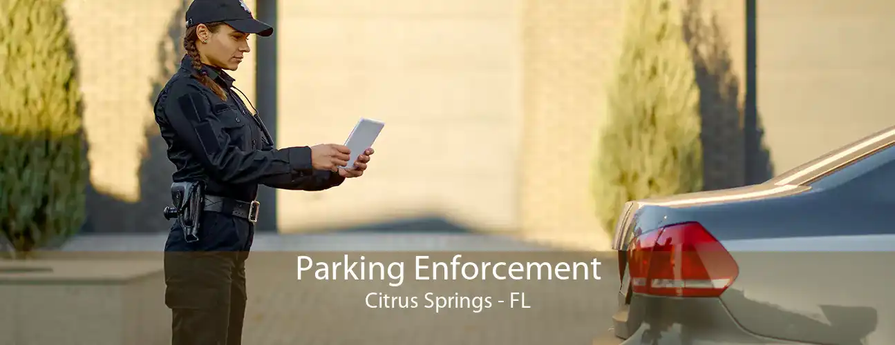 Parking Enforcement Citrus Springs - FL
