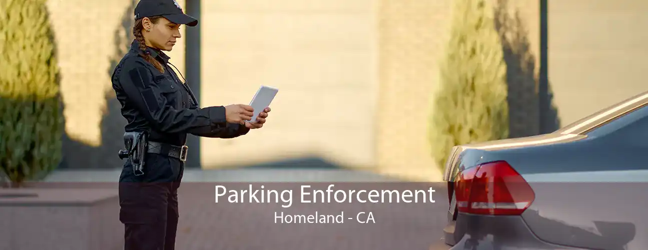 Parking Enforcement Homeland - CA