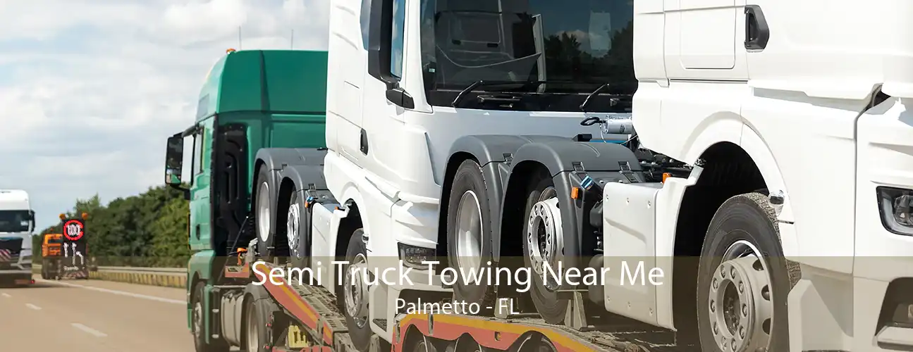 Semi Truck Towing Near Me Palmetto - FL