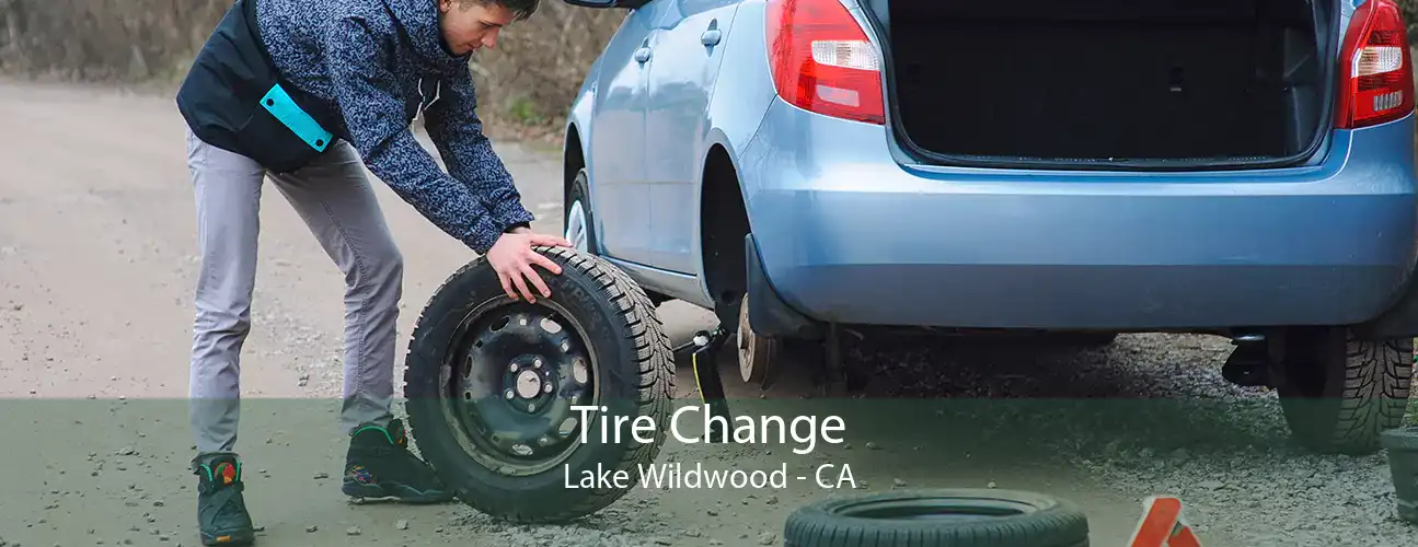 Tire Change Lake Wildwood - CA