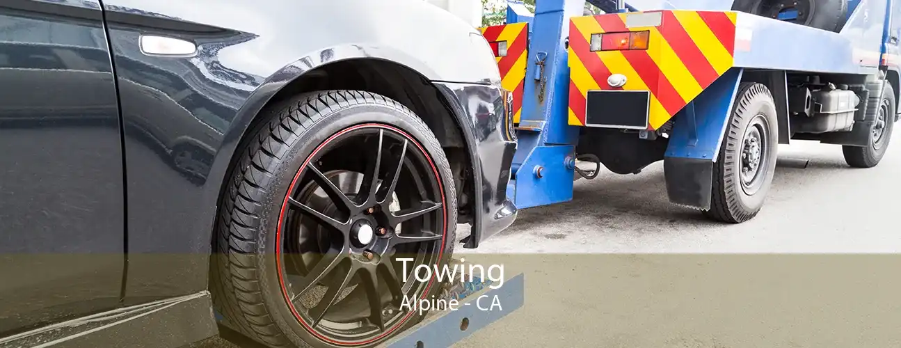 Towing Alpine - CA
