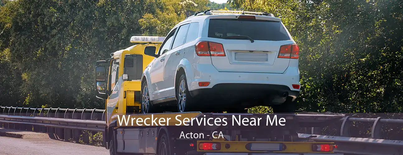 Wrecker Services Near Me Acton - CA