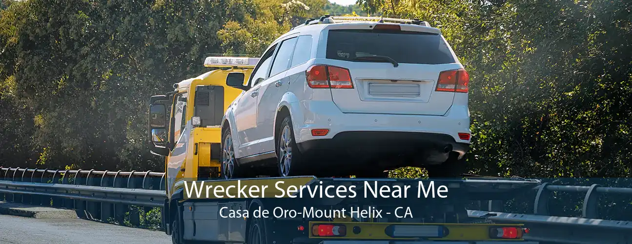 Wrecker Services Near Me Casa de Oro-Mount Helix - CA