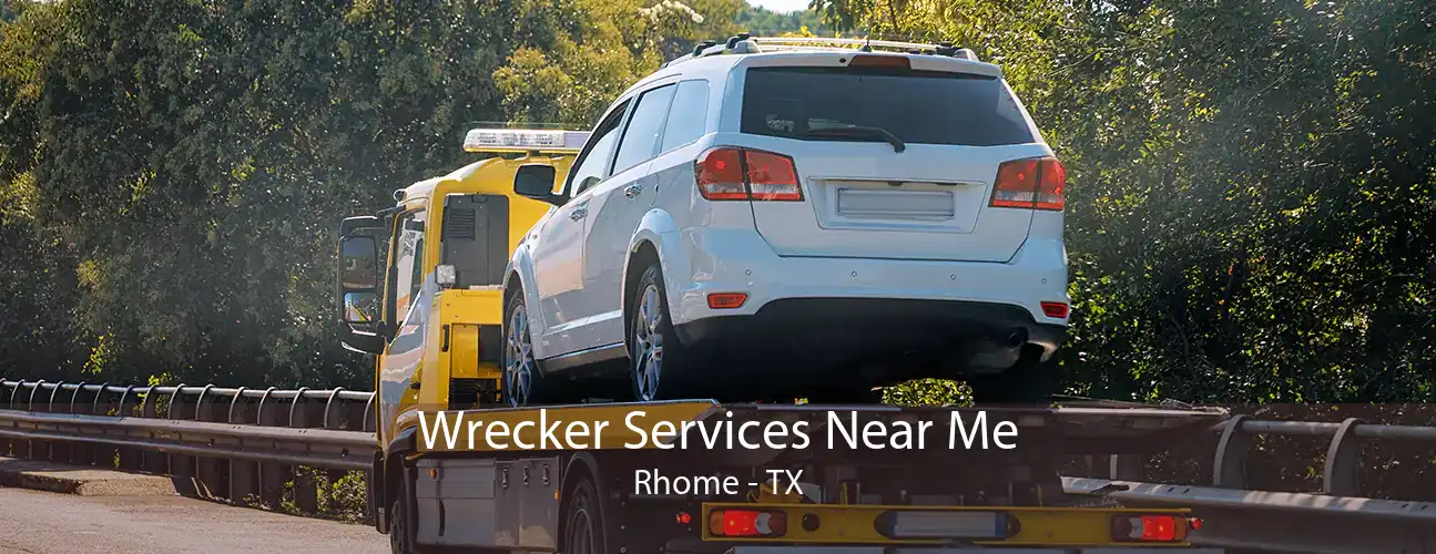 Wrecker Services Near Me Rhome - TX